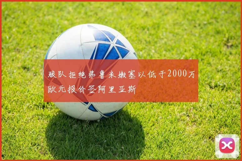 狼队拒绝弗鲁米嫩塞以低于2000万欧元报价签阿里亚斯