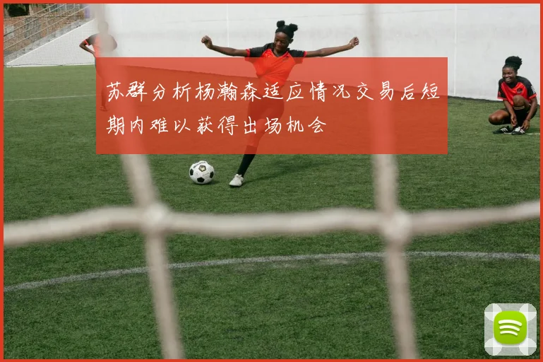 苏群分析杨瀚森适应情况交易后短期内难以获得出场机会